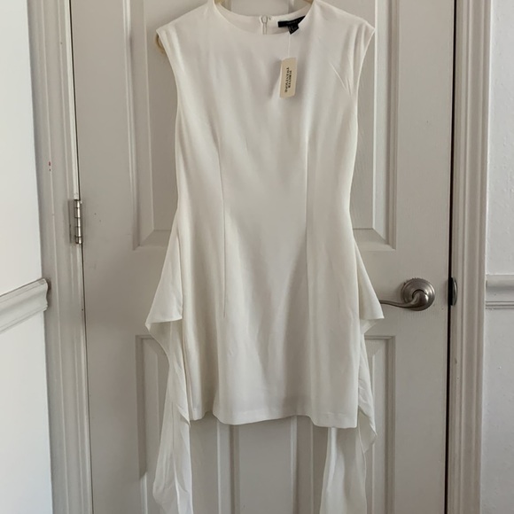 NWT Forever21 white short dress front knot Small - Picture 4 of 7